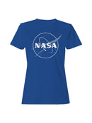 Officially Licensed NASA Logo Vintage Women's T-shirt