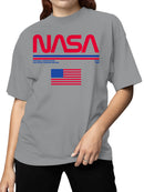 Officially Licensed Nasa Vintage NASA Logo Women's T-shirt