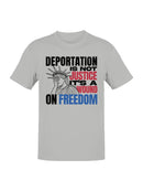 Justice Wound Freedom Quote Art Men's T-shirt