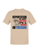 Justice Wound Freedom Quote Art Men's T-shirt