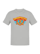 Officially Licensed Super Pretzel Vintage Logo Design Men's T-shirt