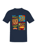 Officially Licensed Super Pretzel Soft, Salty & Hot: Men's T-shirt
