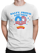 Officially Licensed Super Pretzel Salty, Proud, and Free Pretzel Men's T-shirt
