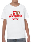 Officially Licensed Super Pretzel - Pretzel Love Youth's T-shirt