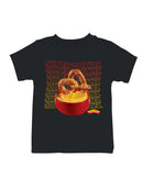 Officially Licensed Super Pretzel Delicious Pretzel Cheese Delight Youth's T-shirt