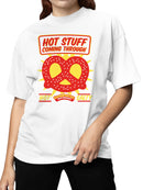 Officially Licensed Super Pretzel Hot Stuff Pretzel Design Women's T-shirt