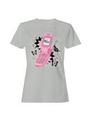 Error 404 Pink Retro Phone Art Women's T-shirt