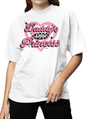 Daddy's Little Princess Heart Women's T-shirt