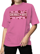 Cherries Over Boys: Bold Design Women's T-shirt