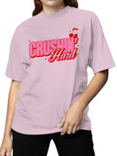 Crushin' Hard Cherry Design Women's T-shirt