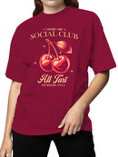 Cherry Girl Social Club Design Women's T-shirt