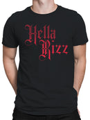 Bold Gothic "Hella Rizz" Design Men's T-shirt