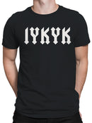 IYKYK Gothic Font Design Men's T-shirt