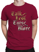 Bold Gothic Typography Message Men's T-shirt