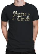 Vintage "Born Tired" Design Men's T-shirt