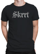 Skrrt Gothic Style Design Men's T-shirt