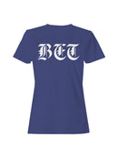 Bold Gothic BFT Monogram Design Women's T-shirt
