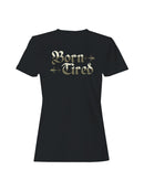 Vintage "Born Tired" Design Women's T-shirt