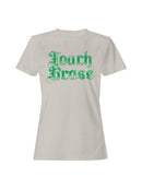 Touch Grass Gothic Typography Women's T-shirt
