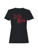 Bold Gothic "Hella Rizz" Design Women's T-shirt