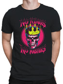 No Kings No Masters Skull Art Men's T-shirt