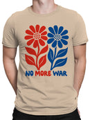Peaceful Blooms: No More War Men's T-shirt