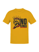 Skull with Crown "No Kings Men's T-shirt