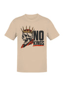 Skull with Crown "No Kings Men's T-shirt