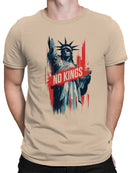 Iconic Liberty No Kings Graphic Men's T-shirt