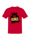 No Kings Typography Art Men's T-shirt