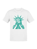 Liberty in Tears Graphic Design Men's T-shirt