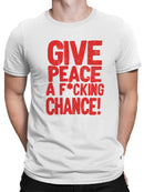 Bold Peace Statement Graphic Men's T-shirt