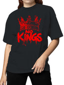 No Kings Grunge Crown Art Women's T-shirt