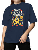 Give Peace a Chance Graphic Art Women's T-shirt