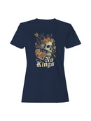 Skull, Crown & Roses Art Women's T-shirt