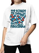 Freedom Blooms USA Graphic Women's T-shirt