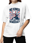 No Kings, Just Democracy Art Women's T-shirt