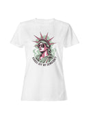 Statue of Liberty Pop Art Message Women's T-shirt