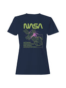 Officially Licensed NASA Space Satellite Graphic Women's T-shirt