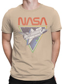Officially Licensed NASA Space Shuttle Earth Patch Men's T-shirt