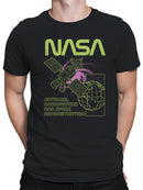 Officially Licensed NASA Space Satellite Graphic Men's T-shirt