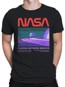 Officially Licensed Nasa Cassini-Huygens Mission to Saturn Men's T-shirt