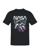 Officially Licensed NASA Retro Astronaut Design Men's T-shirt