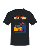 Retro Beer Pong Game Design Men's T-shirt