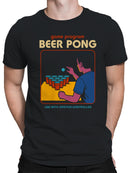 Retro Beer Pong Game Design Men's T-shirt