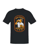Save Water, Drink Beer Design Men's T-shirt