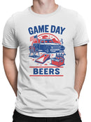 Game Day Beers Tailgate Fun Men's T-shirt