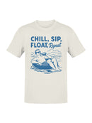 Chill, Sip, Float, Repeat Design Men's T-shirt