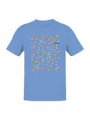 Officially Licensed Dots Candy Colorful Pattern Design Men's T-shirt