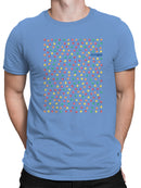 Officially Licensed Dots Candy Colorful Pattern Design Men's T-shirt